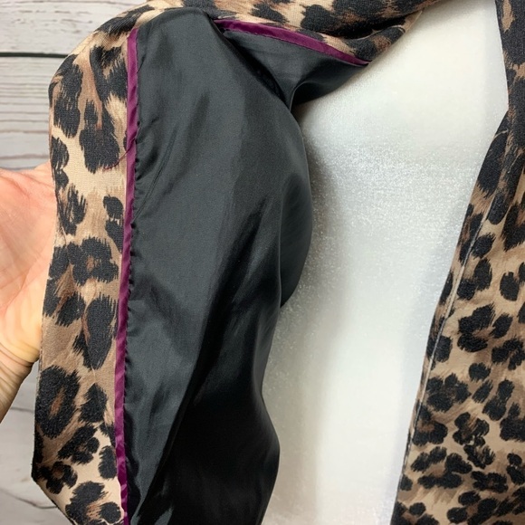 EUC Charter Club Leopard Jacket Large - Picture 4 of 6